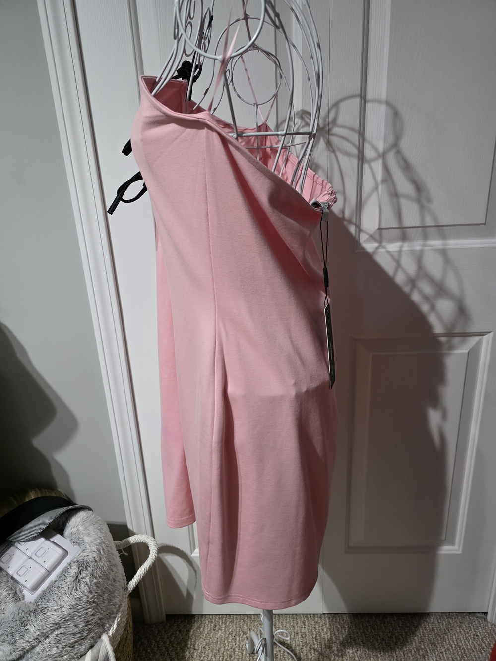 Fashion Nova Brielle Bow Pink Strapless Mini Dress - Picture 4 of 7